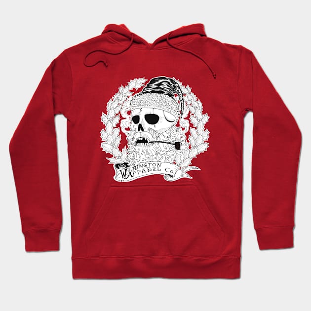 Santa Skull Hoodie by WAC1